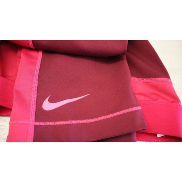 Nike Pro 589366 691 Women Sz S Fuchsia 2-Tone Dri-Fit Training Capri Tights $60 - Picture 4 of 6